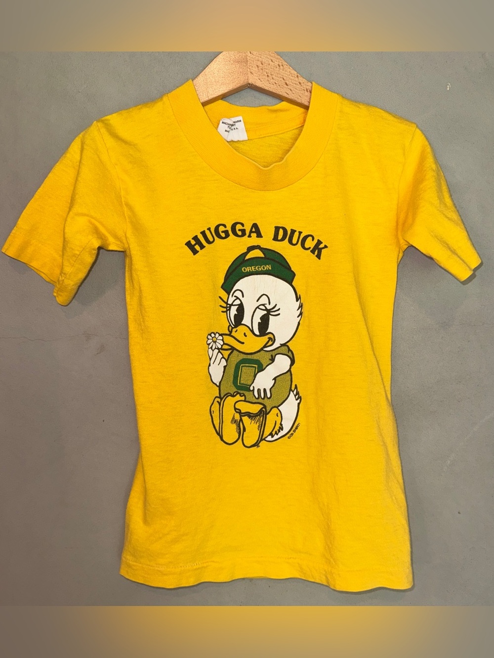 Vintage Hugga Duck U of O short sleeve shirt 3T University of Oregon